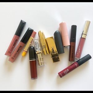 Lipsticks Lot - YSL, Bite beauty, Smashbox, MAC